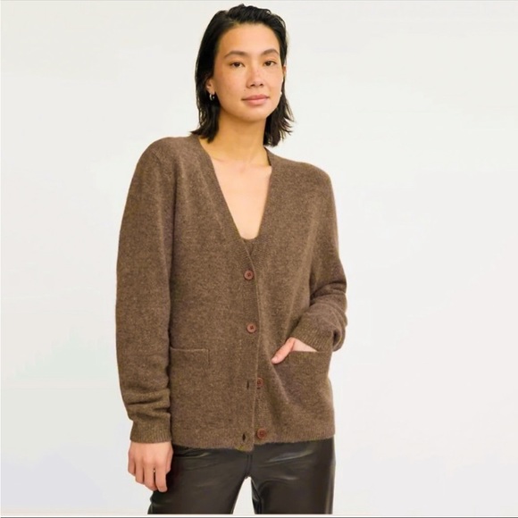 Aritzia Wilfred Shelby Cashmere Cardigan Size 2XS - Picture 3 of 11